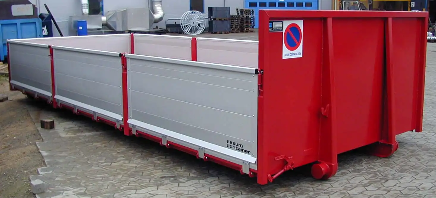 Ladopbygning container fra aasum container
